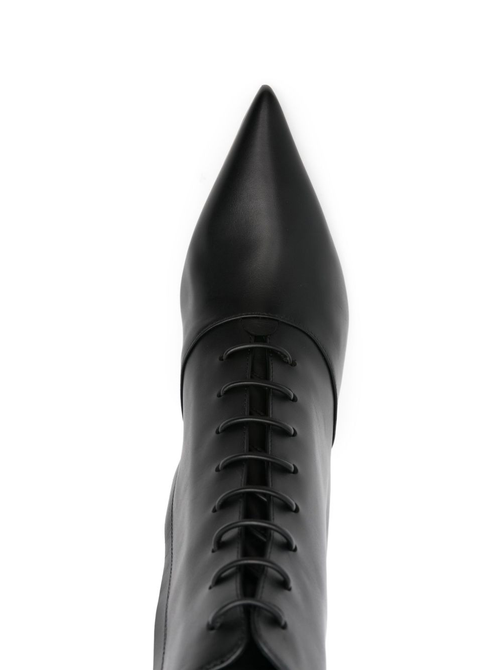 55mm Morganne lace-up pointed-toe boots - 4
