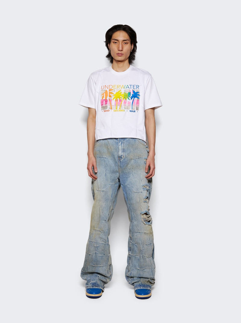 Rhude Rhecess Hi Sneakers Navy And White outlook