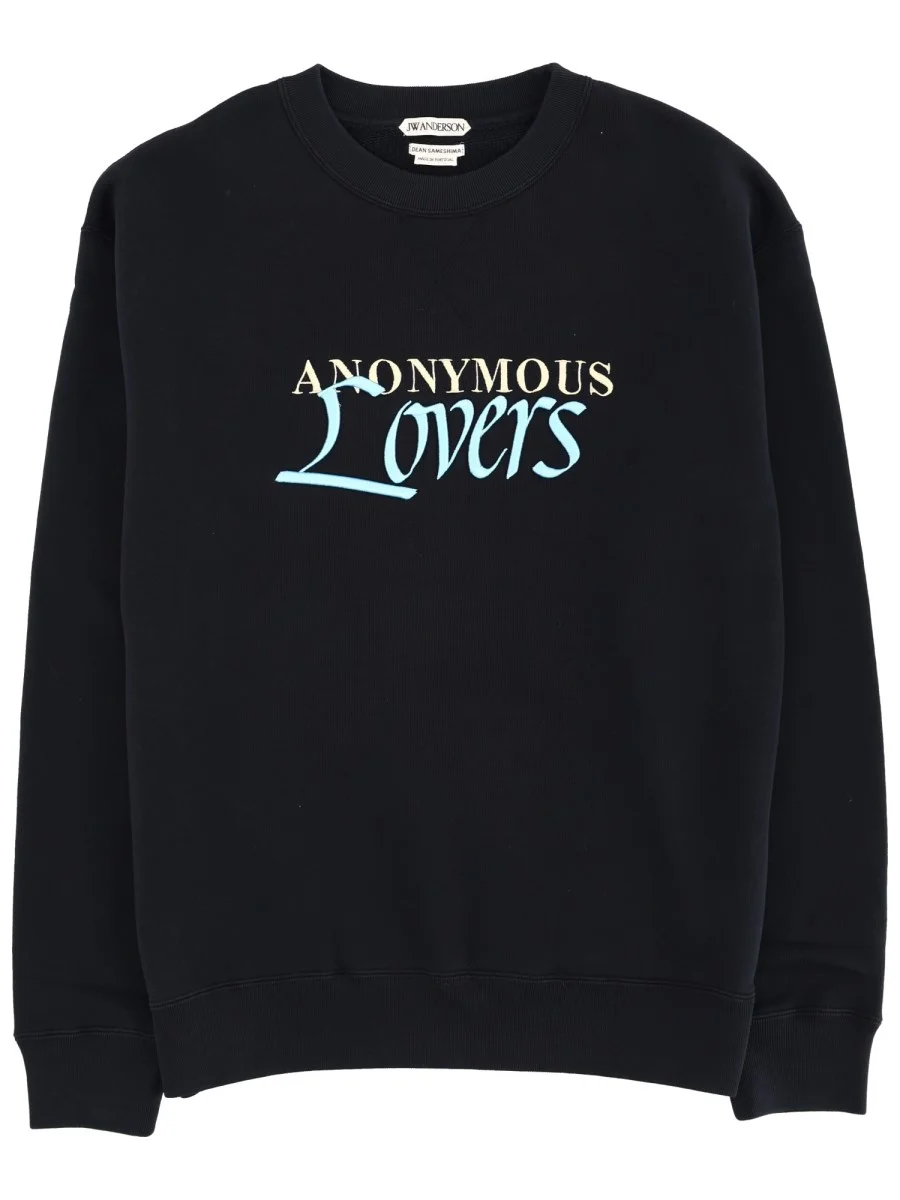 COTTON SWEATSHIRT ANONYMOUS LOVERS - 1