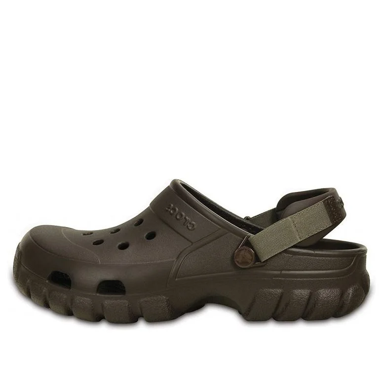 Crocs Minimalistic Wear-Resistant Cozy Sports Unisex Brown Sandals 202651-23B - 1