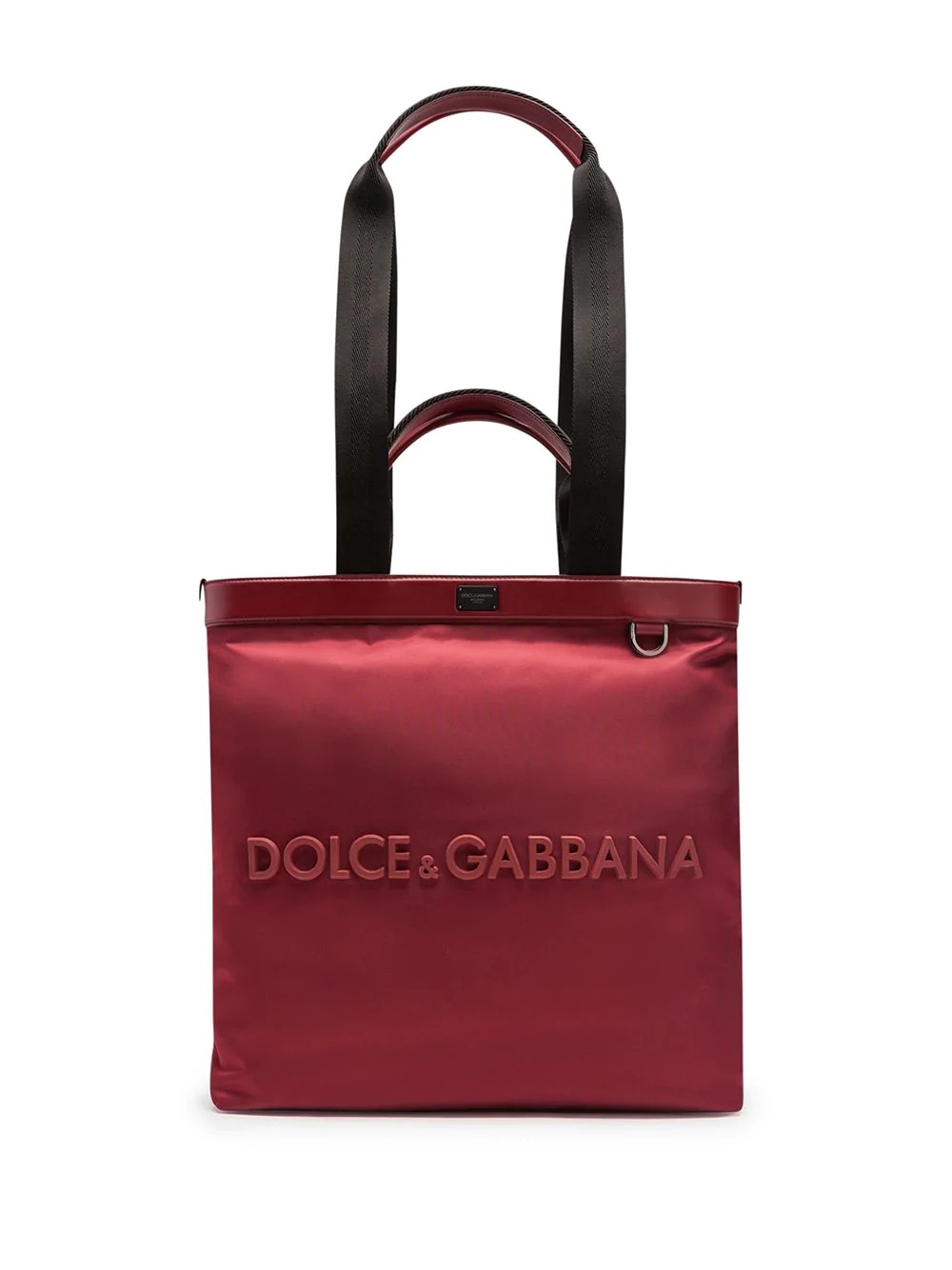 logo-embossed tote bag - 1