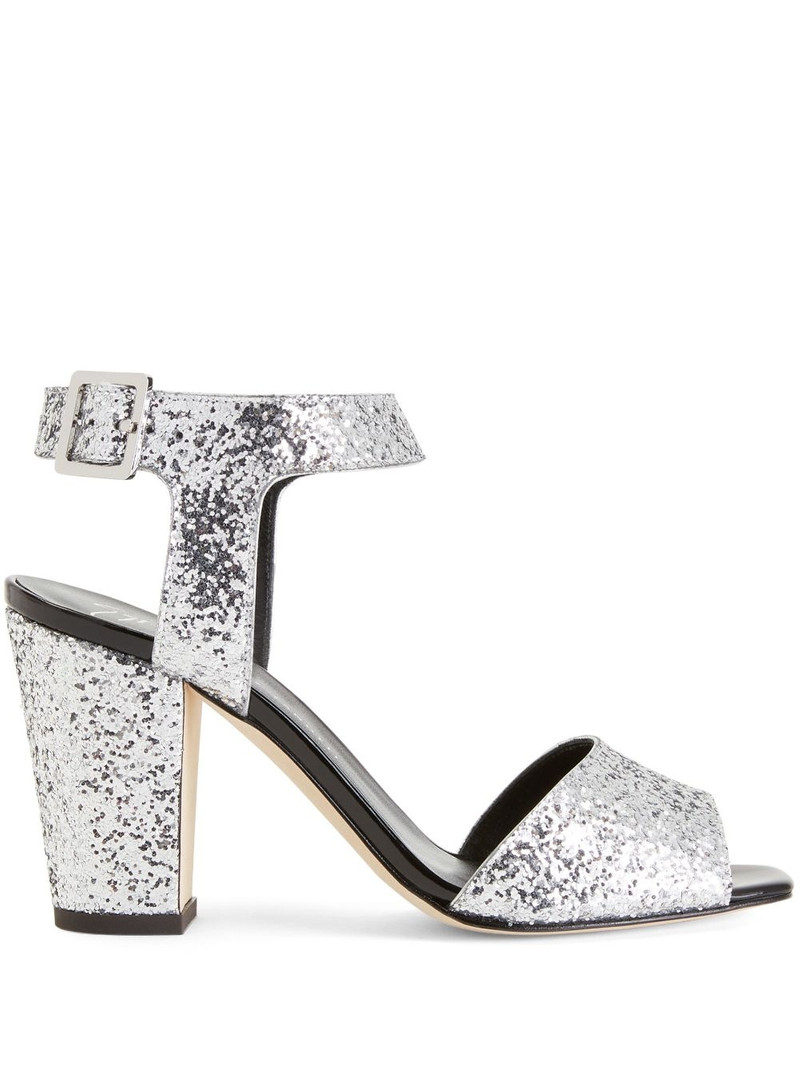 Emmanuelle 80mm leather sandals 1
