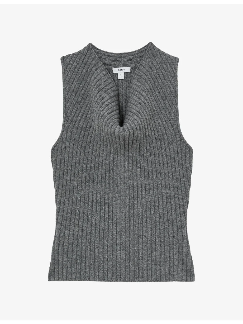 Maggie Cowl-Neck Wool-Blend Vest - 1
