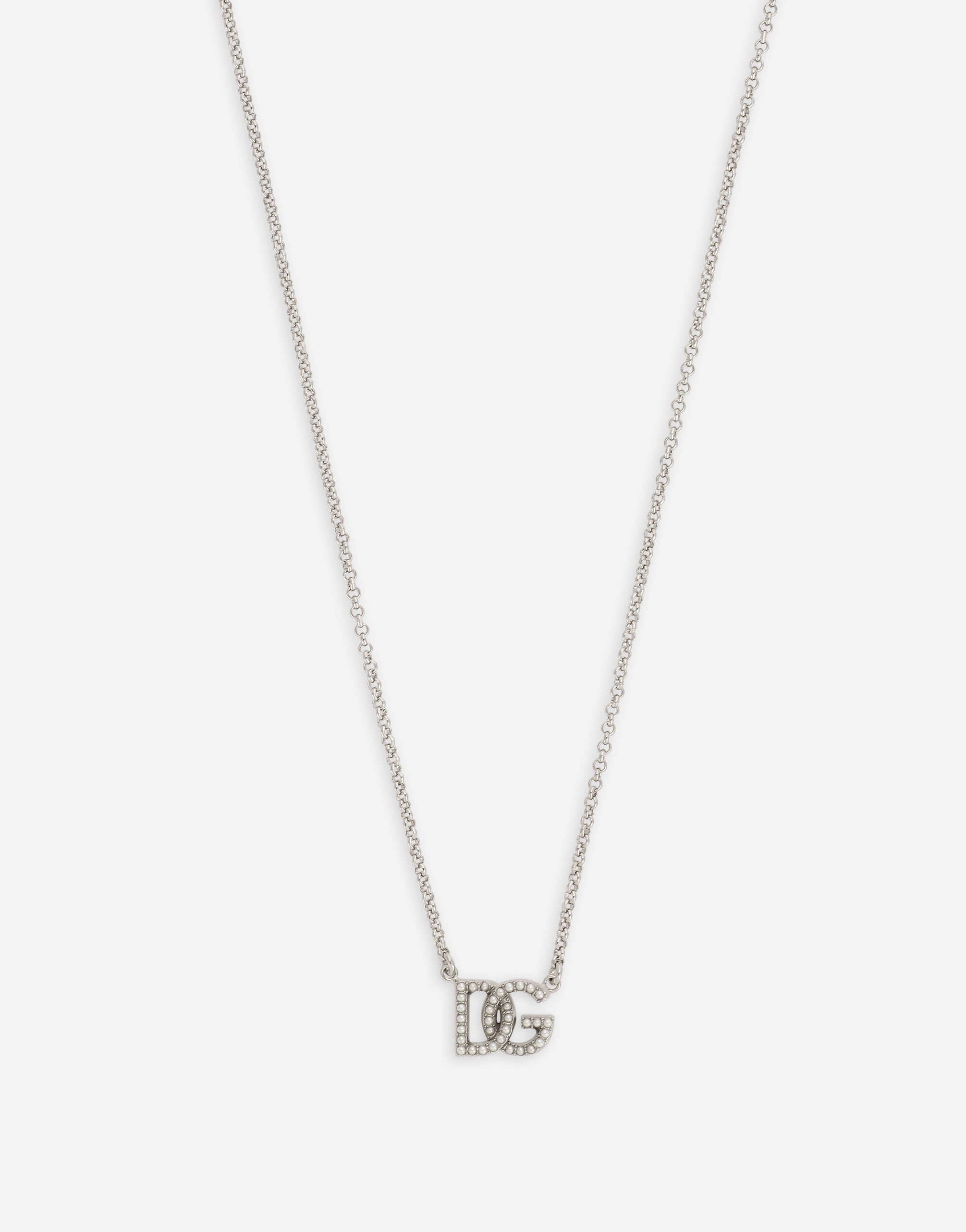 Chain necklace with DG logo - 3