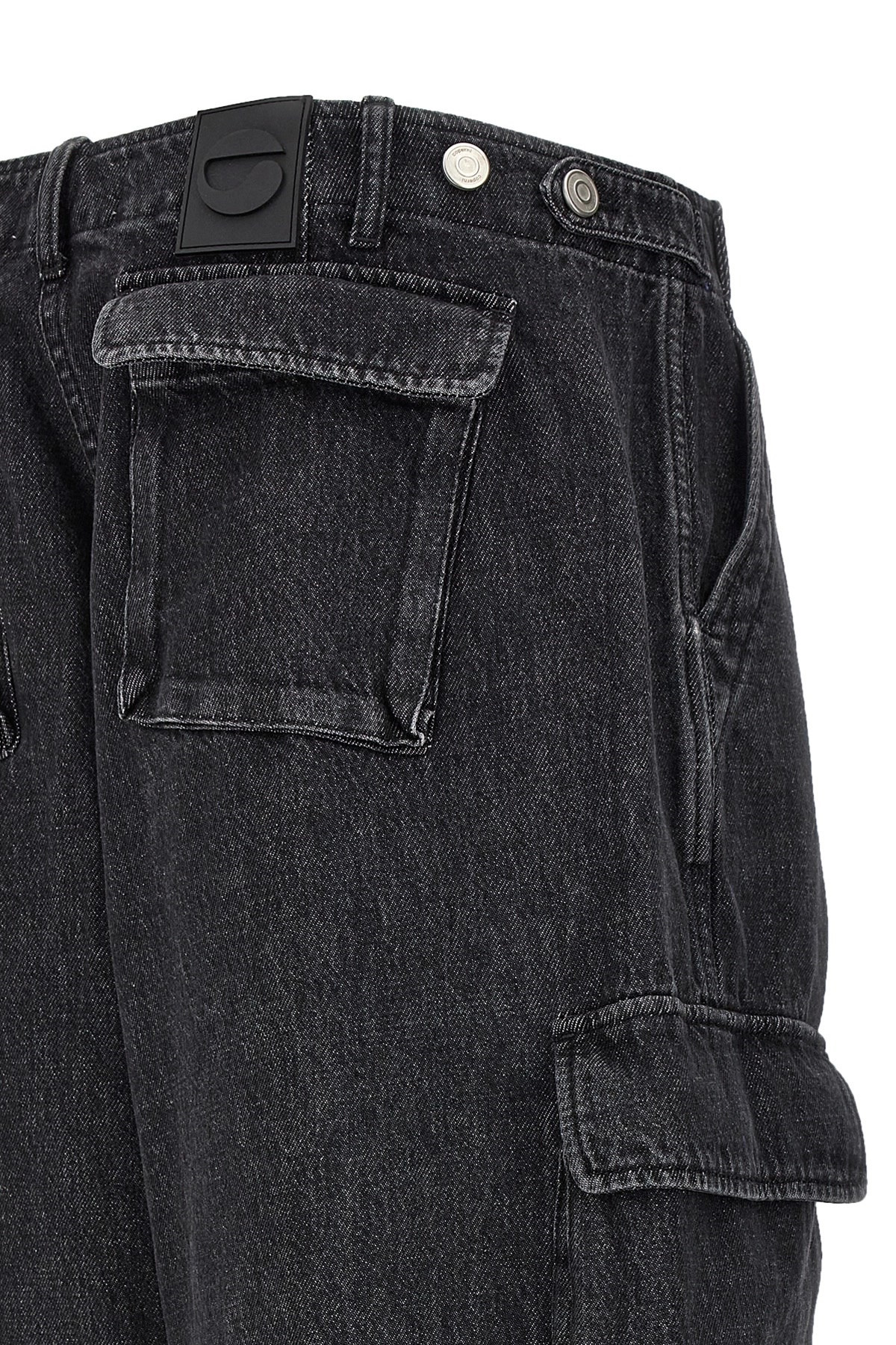 'Denim Wide Leg Cargo' jeans - 4