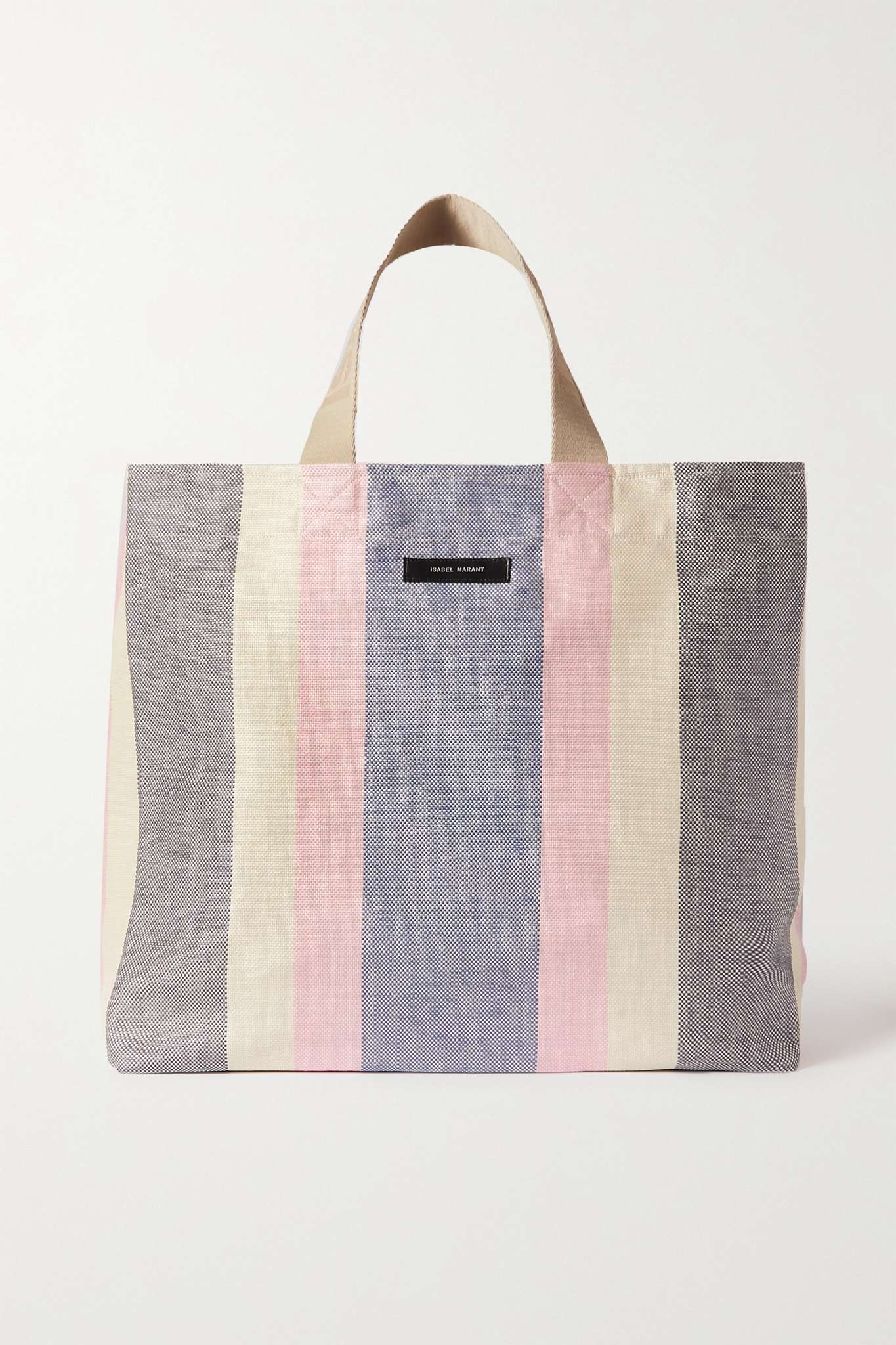 Itak striped canvas tote - 1