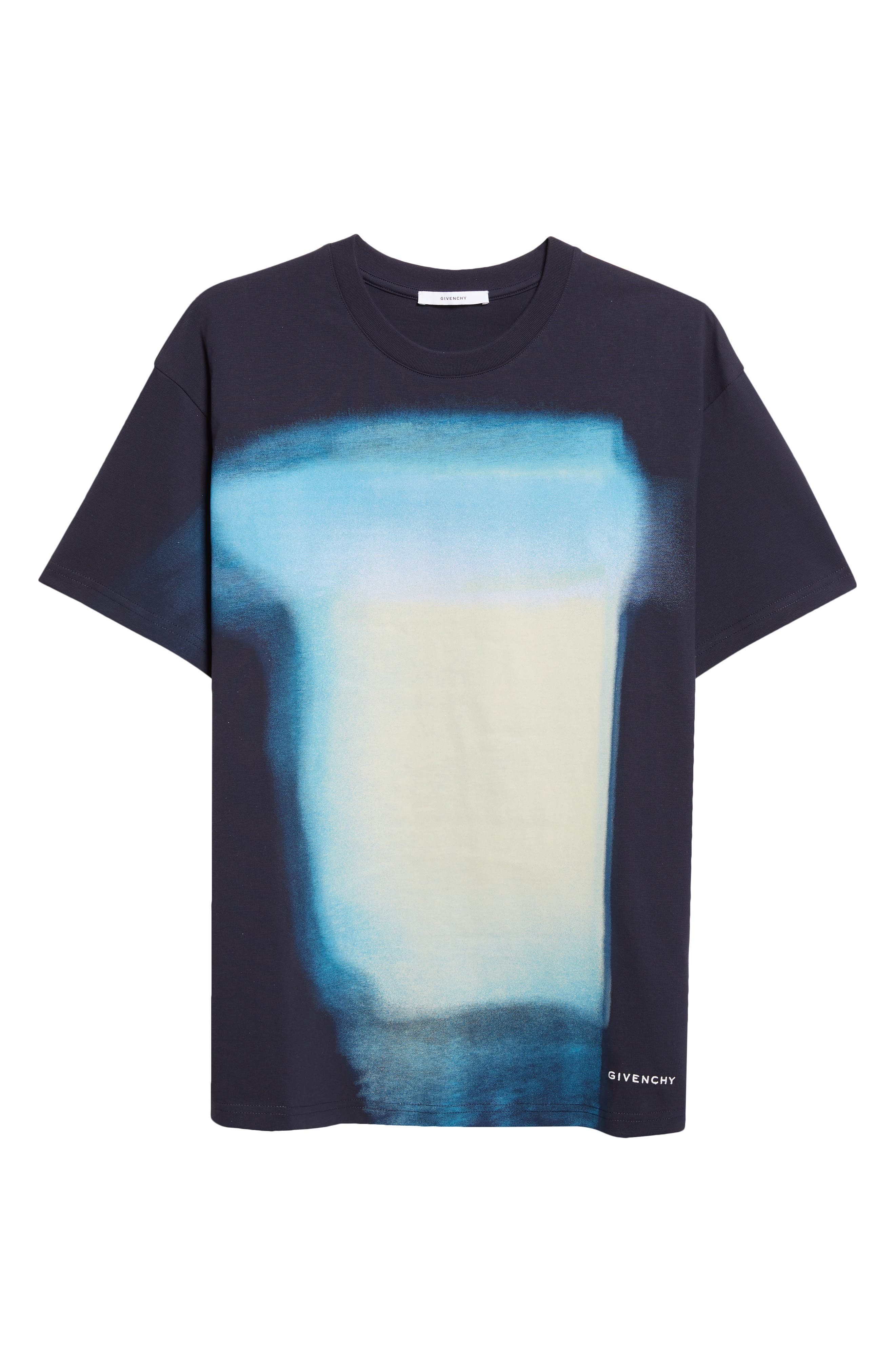 Givenchy Afternoon Light Print Regular Fit T-Shirt in Dark Navy at Nordstrom - 6