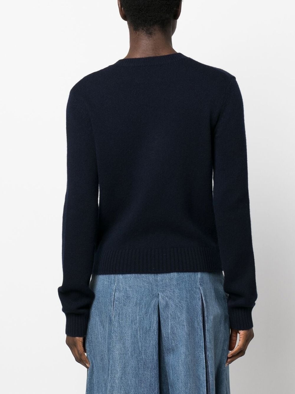 ribbed-knit cashmere jumper - 4