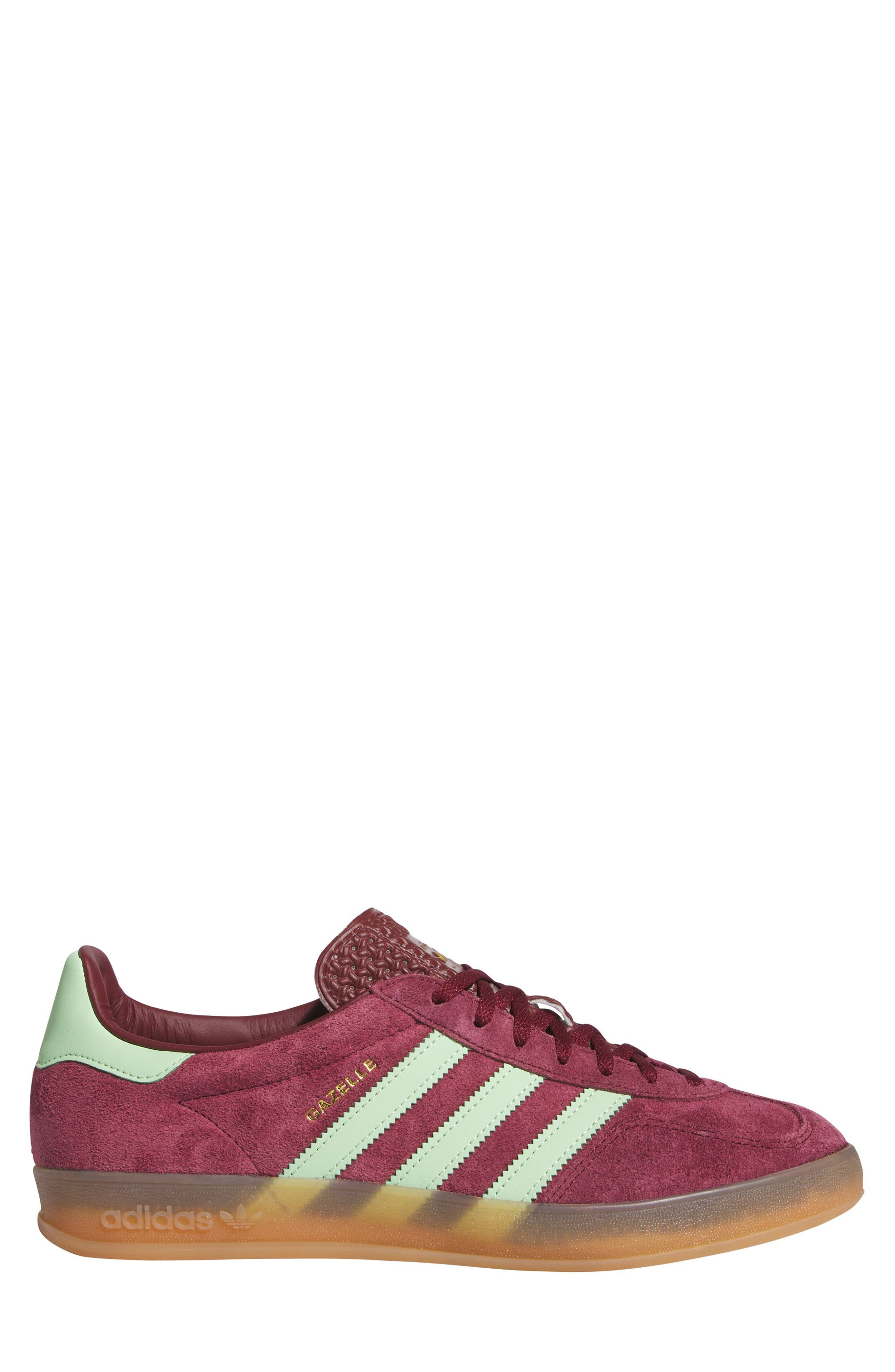 adidas Gazelle Indoor Sneaker in Red/Green Spark/Gum 3 at Nordstrom - 3