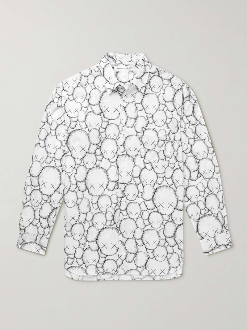 + KAWS Printed Cotton-Poplin Shirt 1