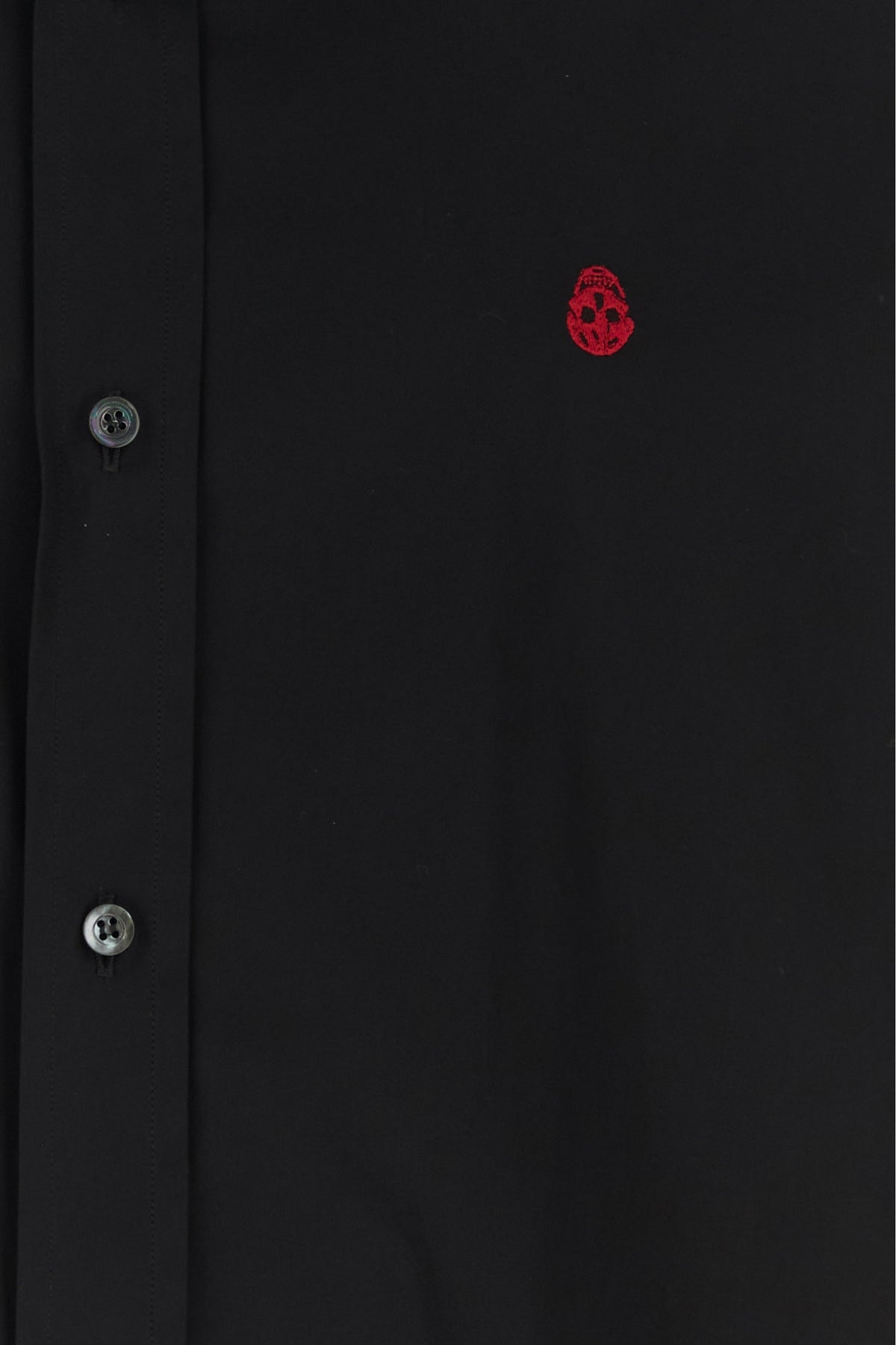 Black poplin shirt - 3