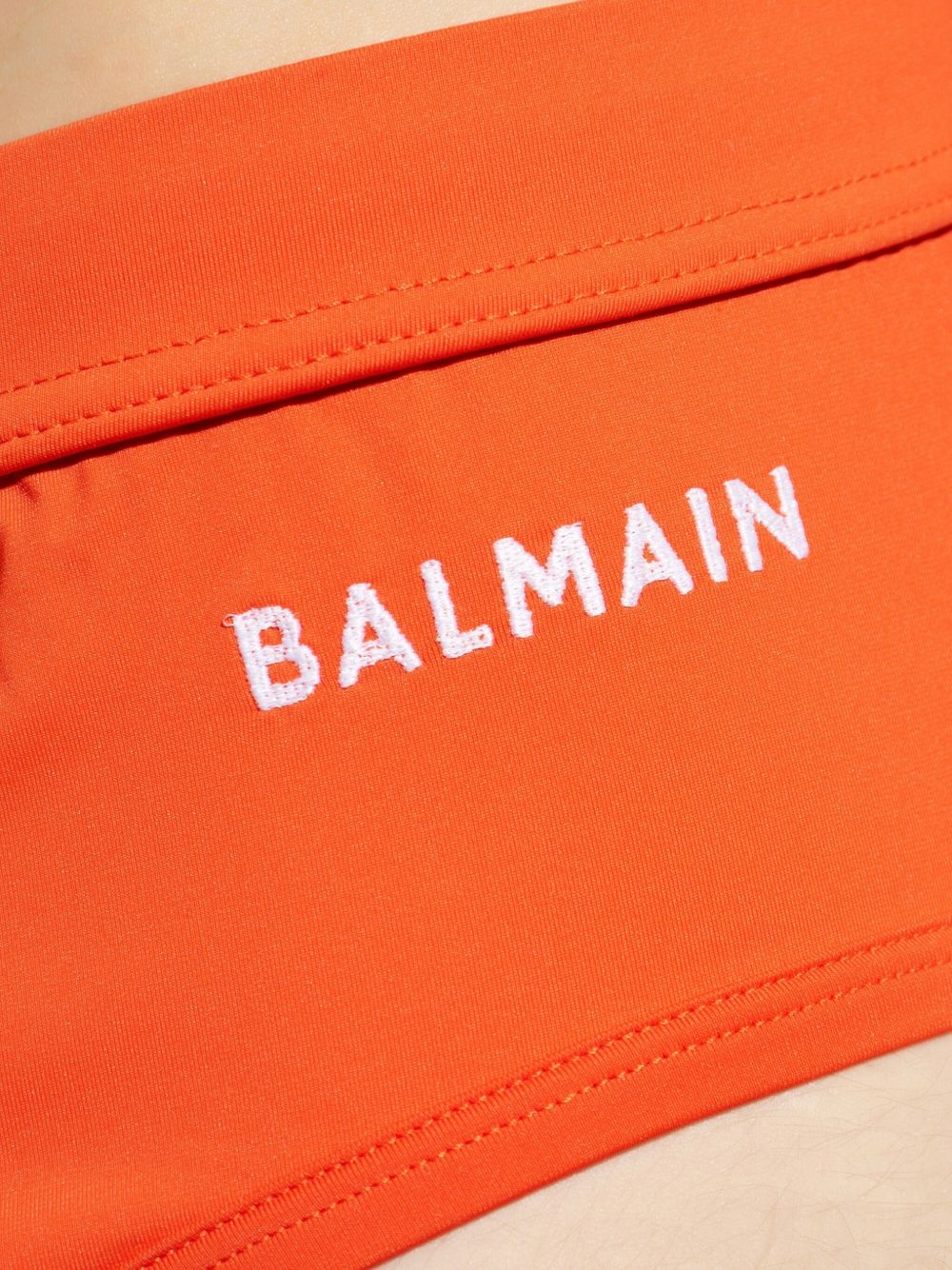 logo-print swim trunks - 4