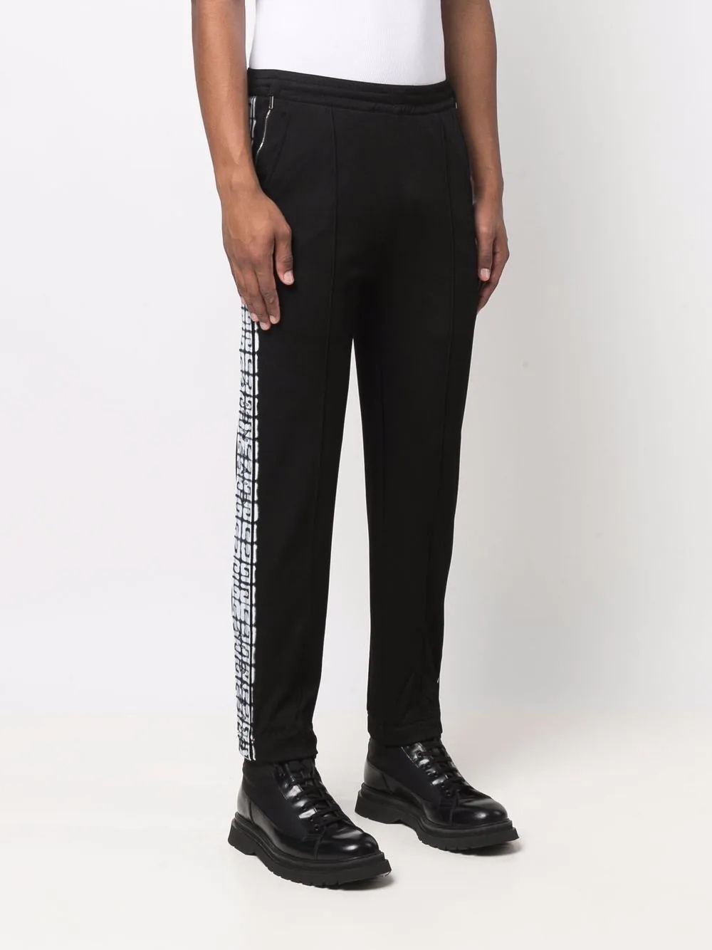 4G-trim tapered track trousers - 3