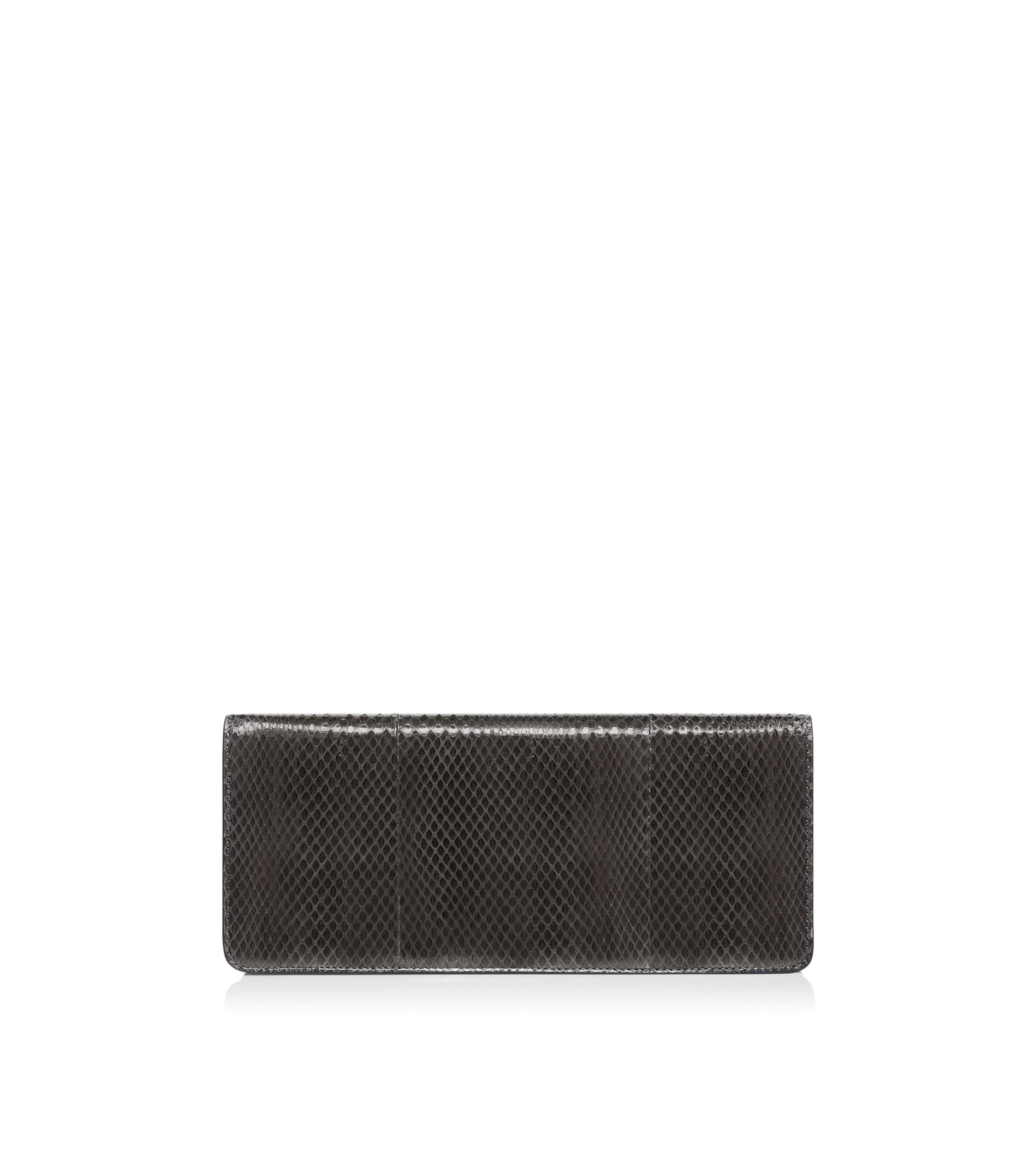 SNAKESKIN WALLIS CLUTCH - 3