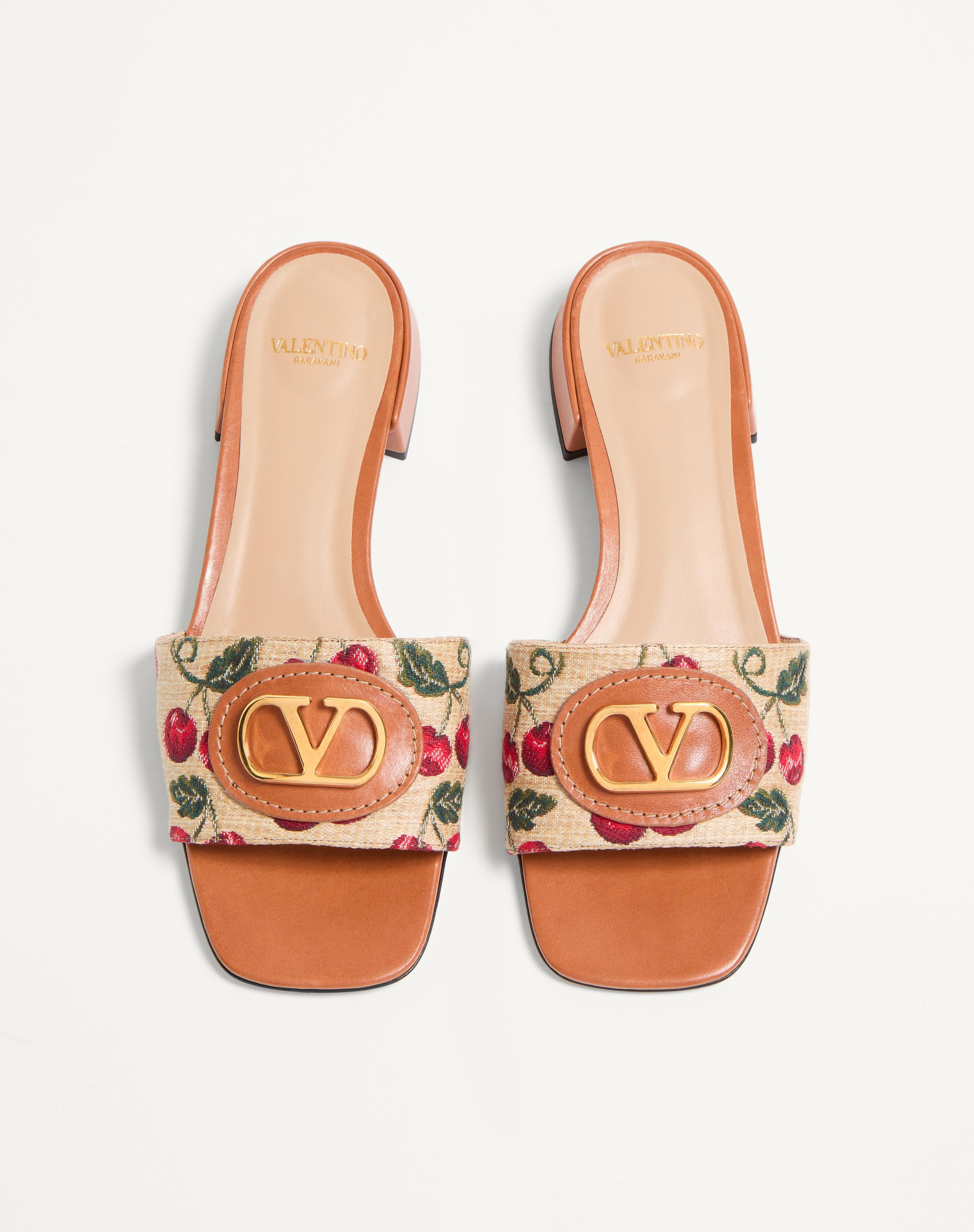 VLOGO SIGNATURE CHERRYFIC SLIDE SANDAL 20MM - 4