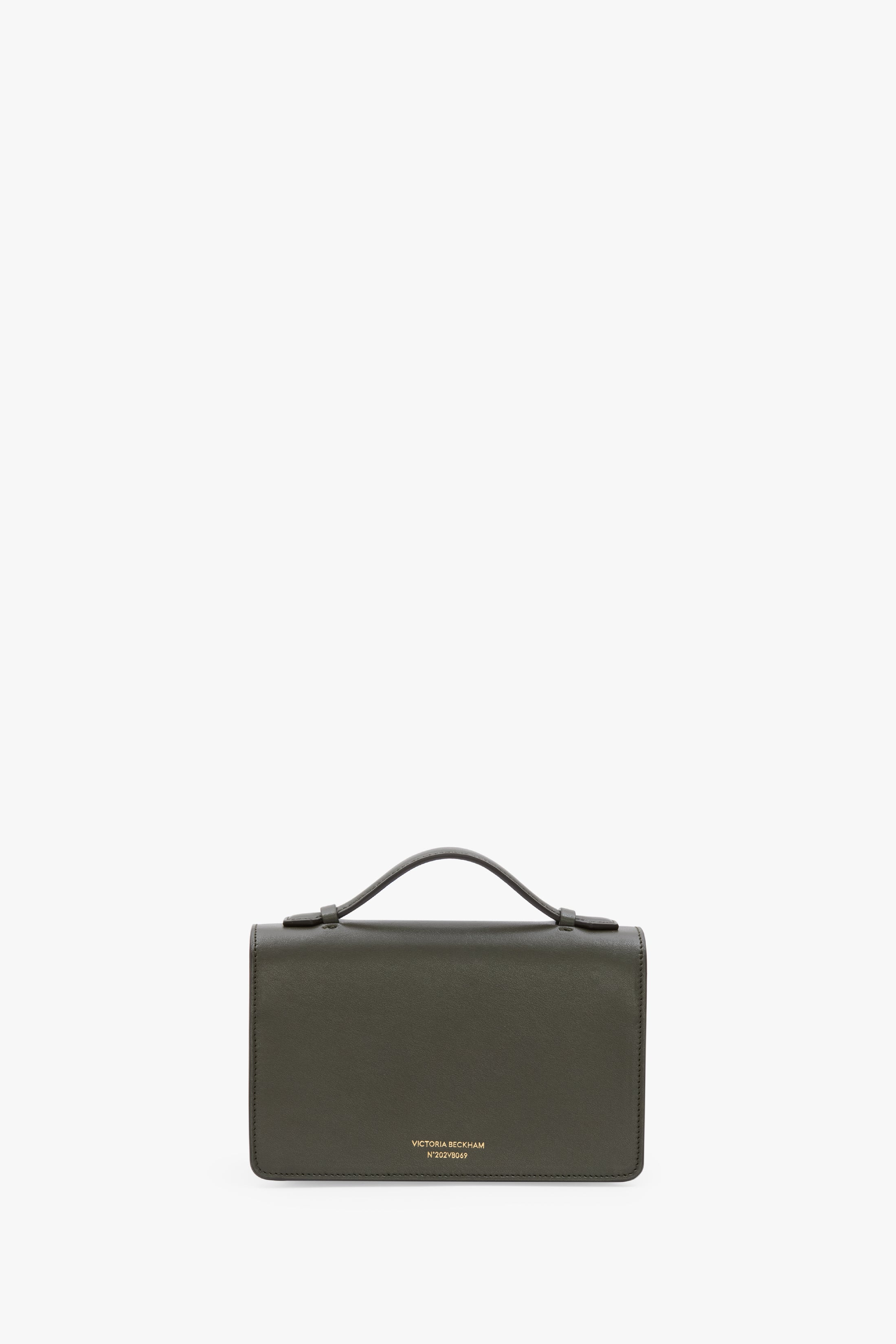 Mini Dorian Bag In Dark Olive Smooth Leather - 5
