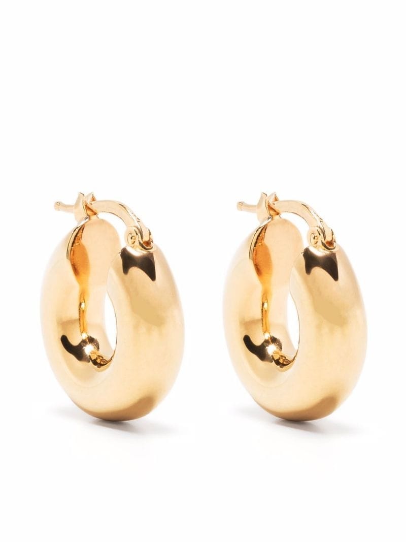 rounded hoop earrings - 1