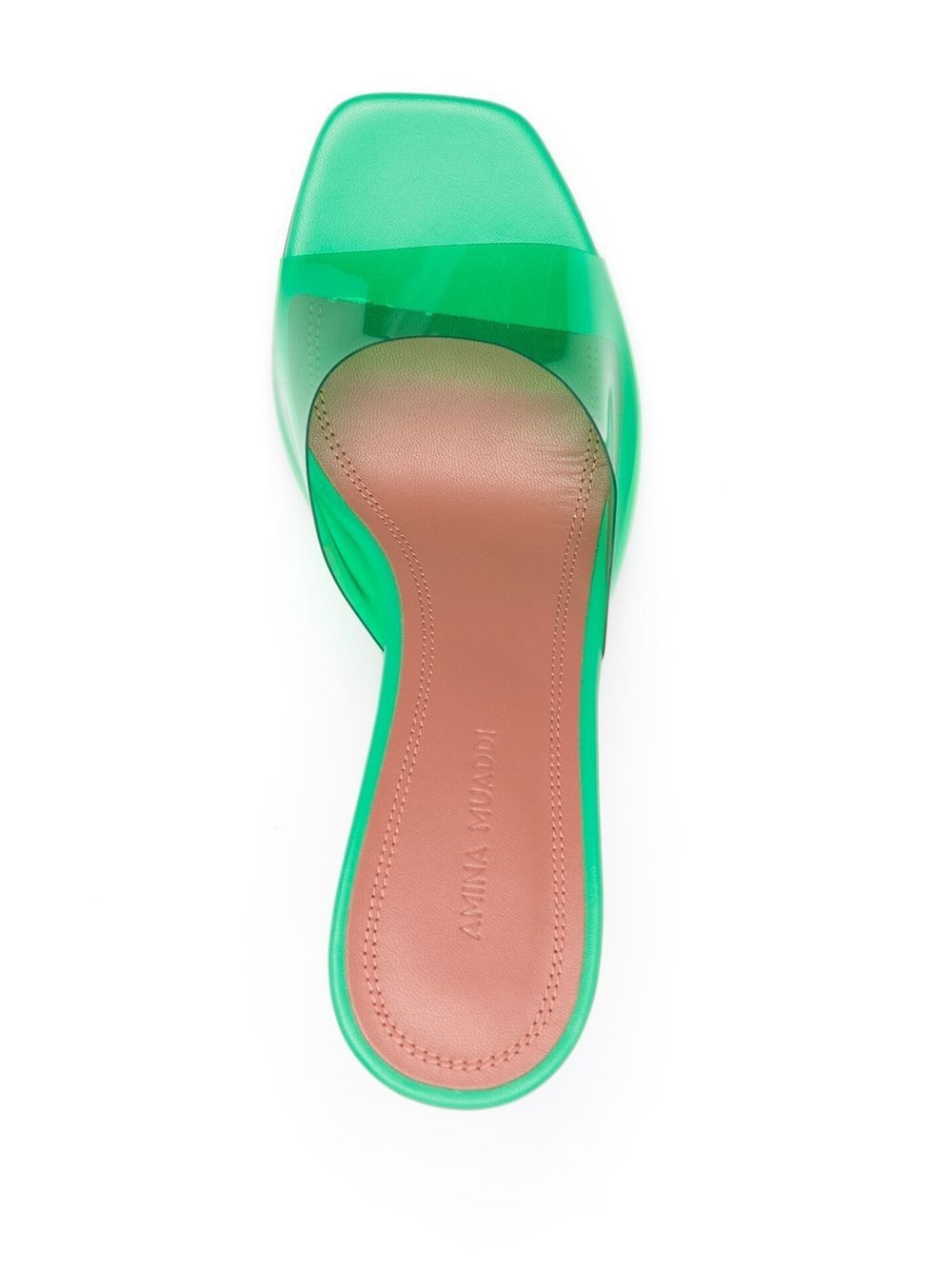 high-shine finish open-toe sandals - 4