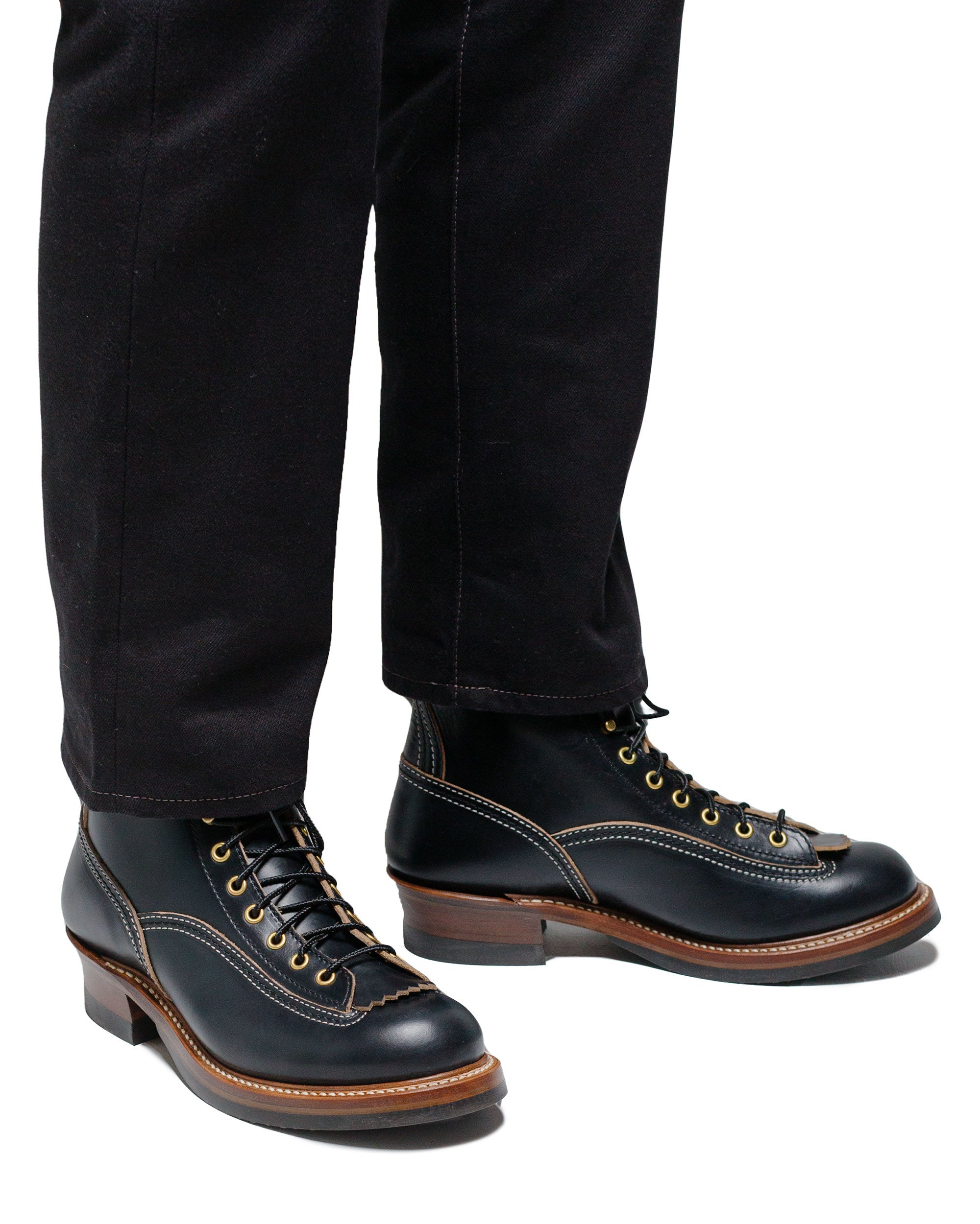 Donkey Puncher Boots Horween Leather CXL Black - 6