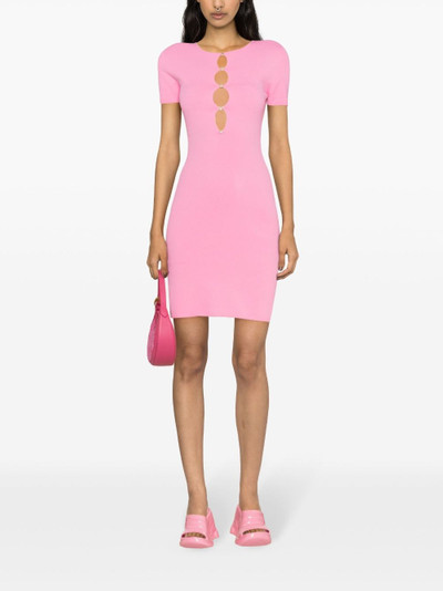 DSQUARED2 cut-out detailed knitted dress outlook