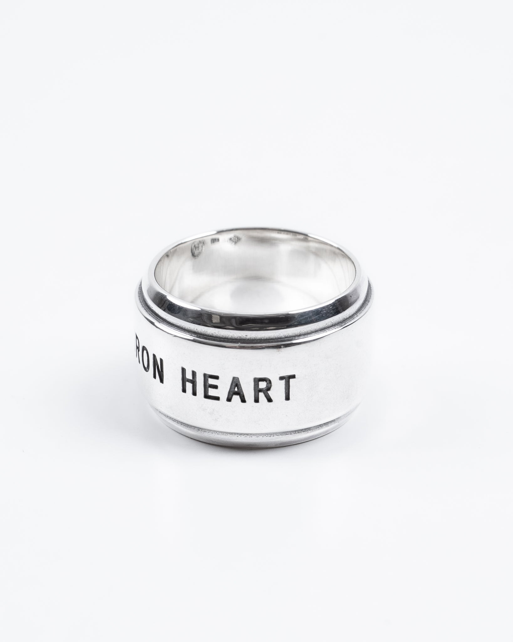 Iron Heart Ring - Sterling Silver - 4