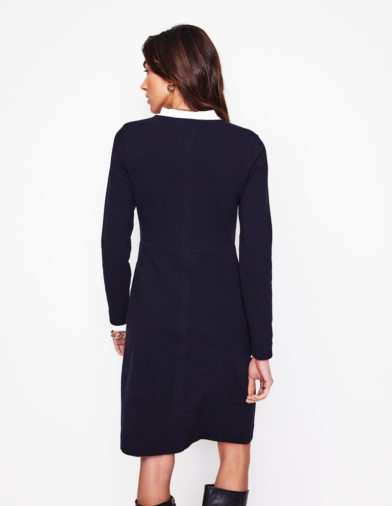 Cornelia Ottoman Dress-Black 4