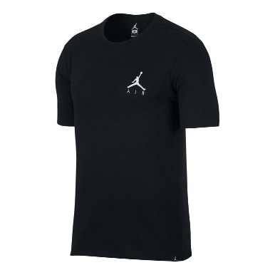 Air Jordan Jumpman Air Embroidered T-Shirt'Black' AH5296-010 - 1