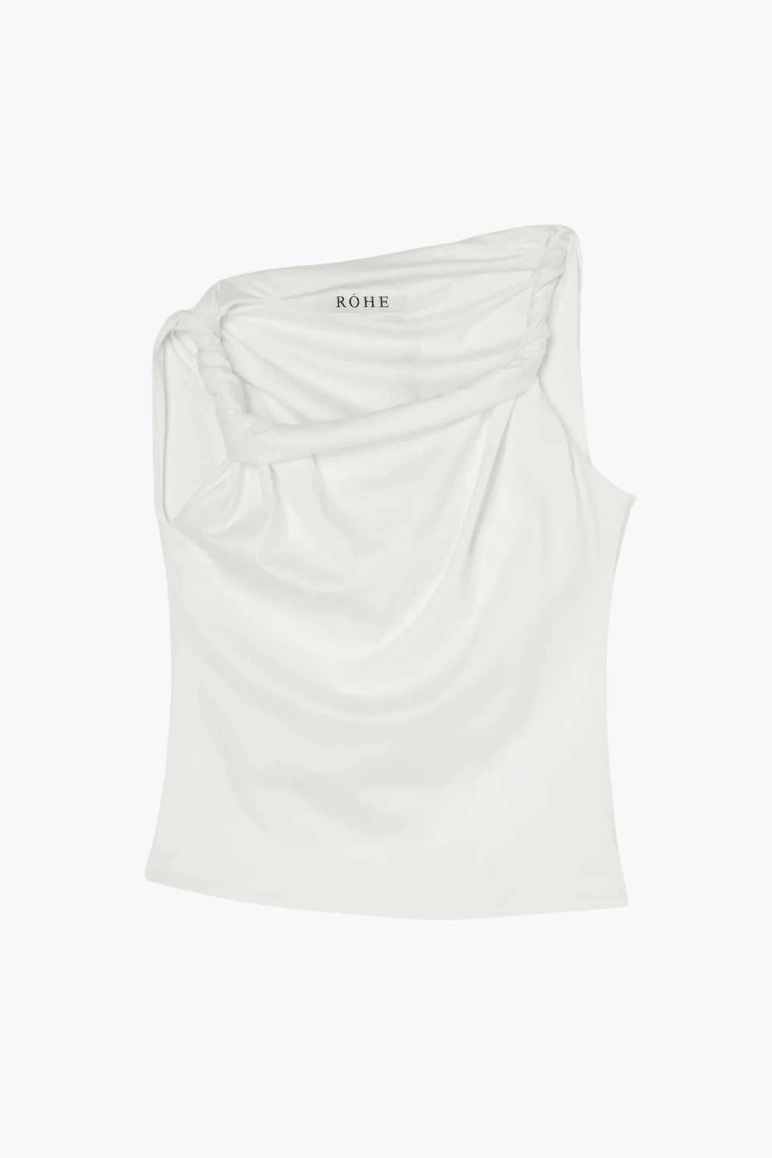 SCULPTURAL COTTON SILK TOP - 1
