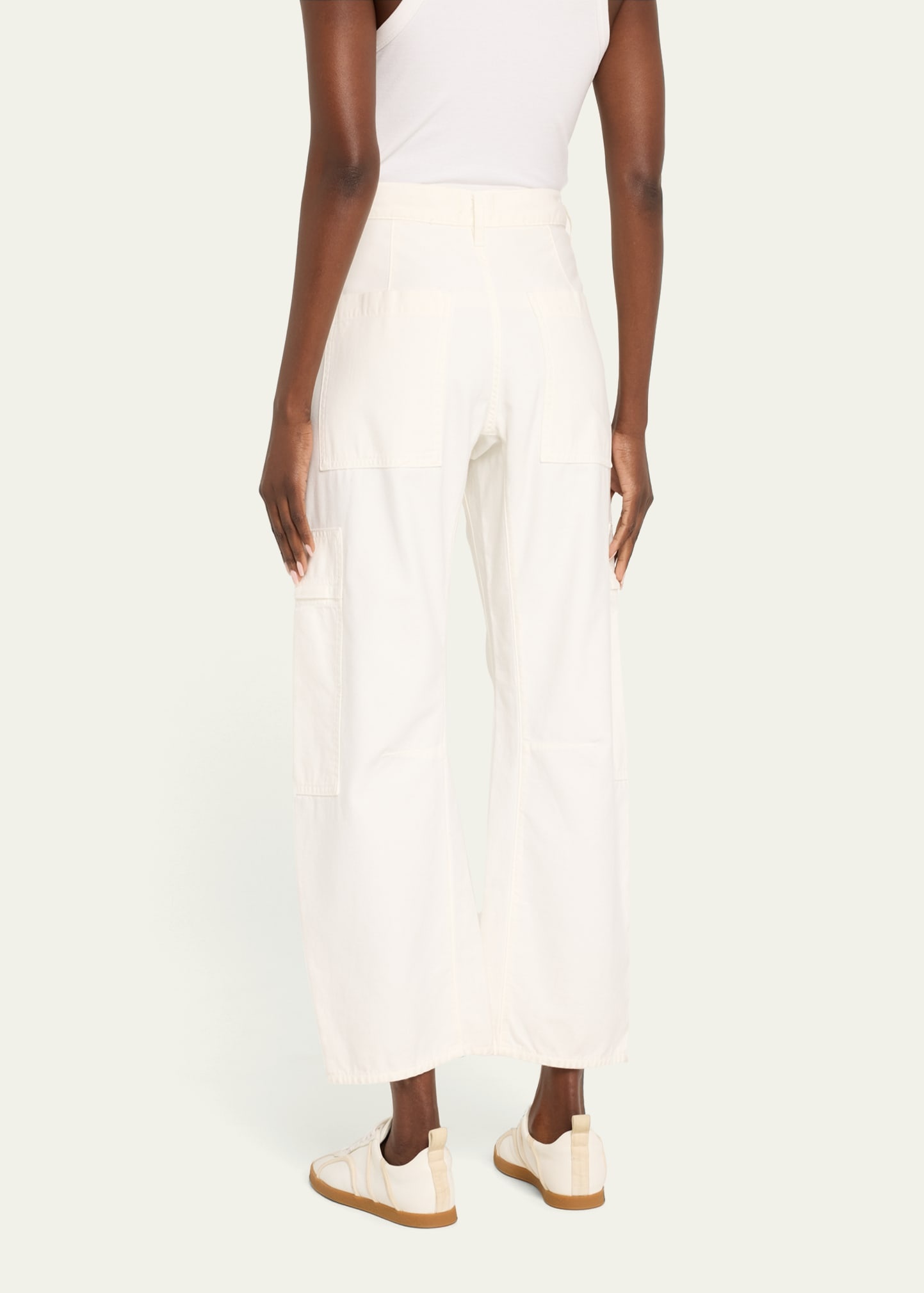 Marcelle Straight Twill Cargo Pants - 3