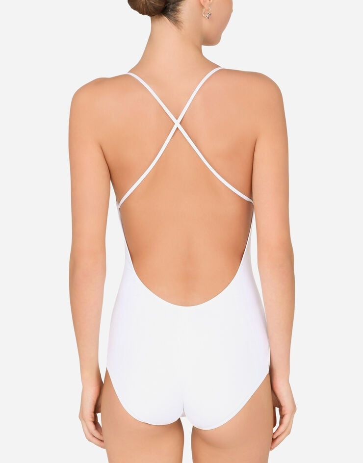 One-piece swimsuit with plunging neckline - 5