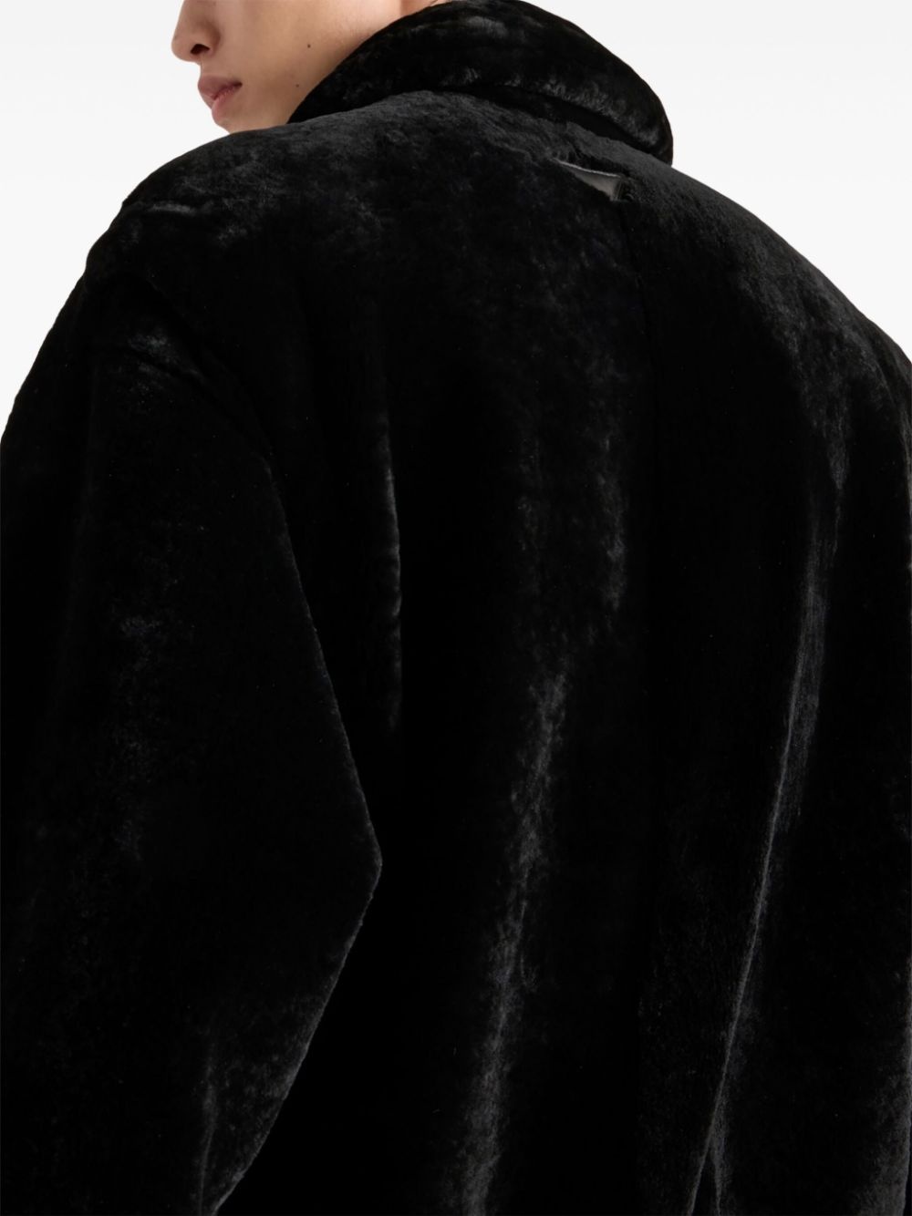 shearling bomber jacket - 5