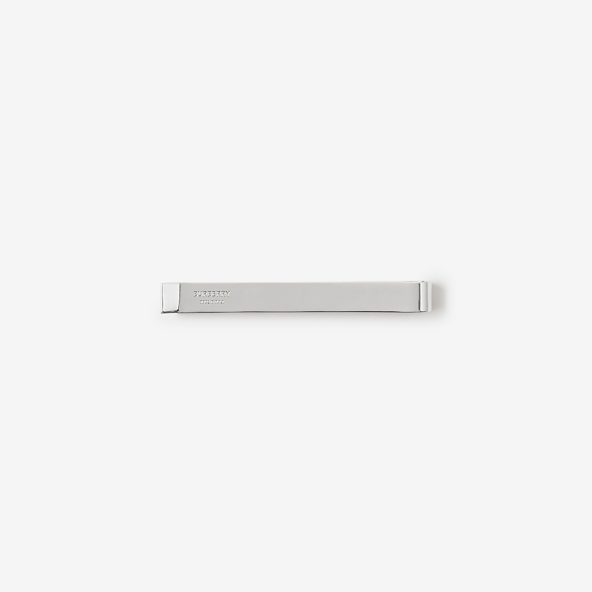 Check Detail Palladium-plated Tie Bar - 2
