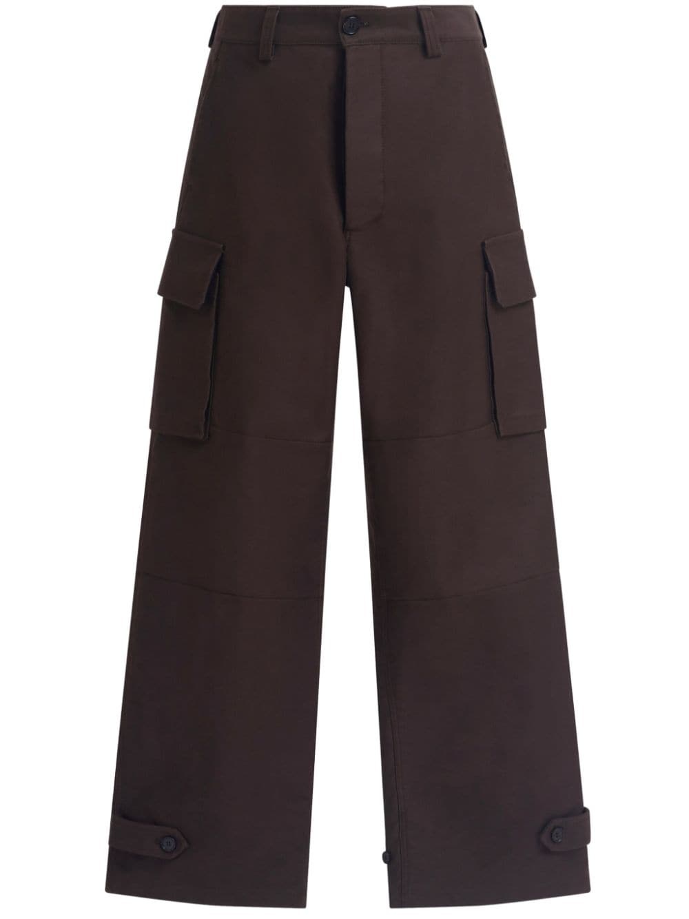 cotton cargo pants - 1