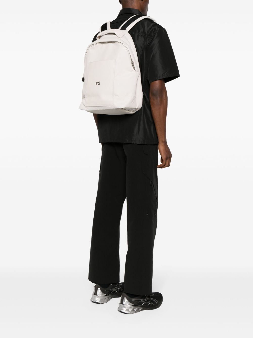 Lux logo-print backpack - 2