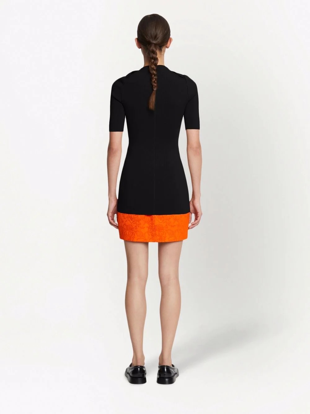mock neck knitted top - 4