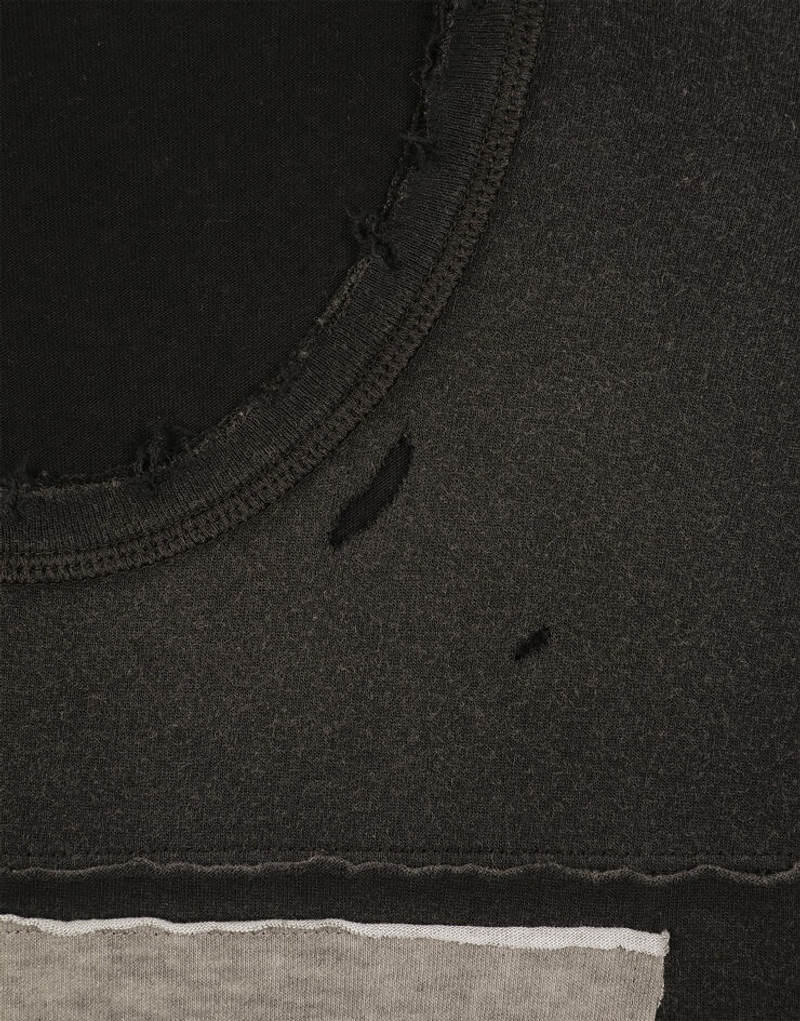 Cotton round-neck T-shirt with Re-Edition patch 6