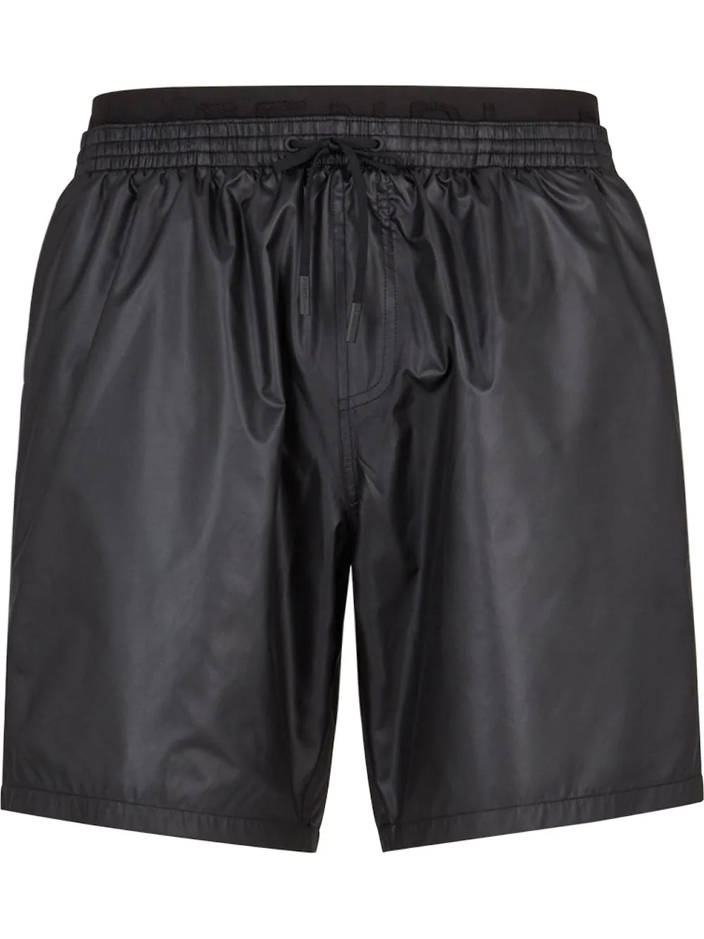 drawstring swim shorts - 1