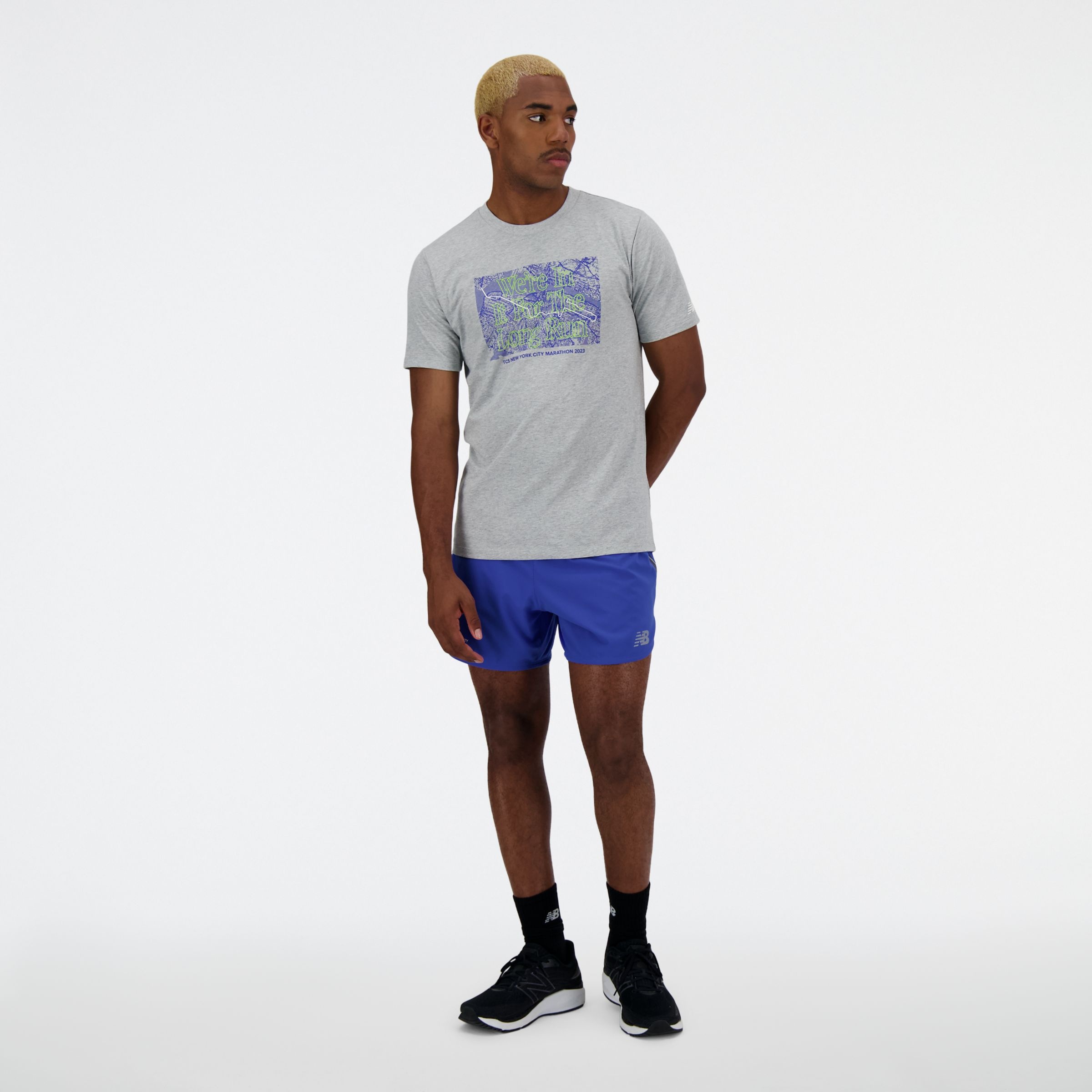 NYC Marathon Impact Run 5 Inch Short - 6