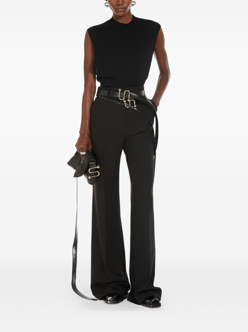 Sportmax pressed-crease trousers outlook