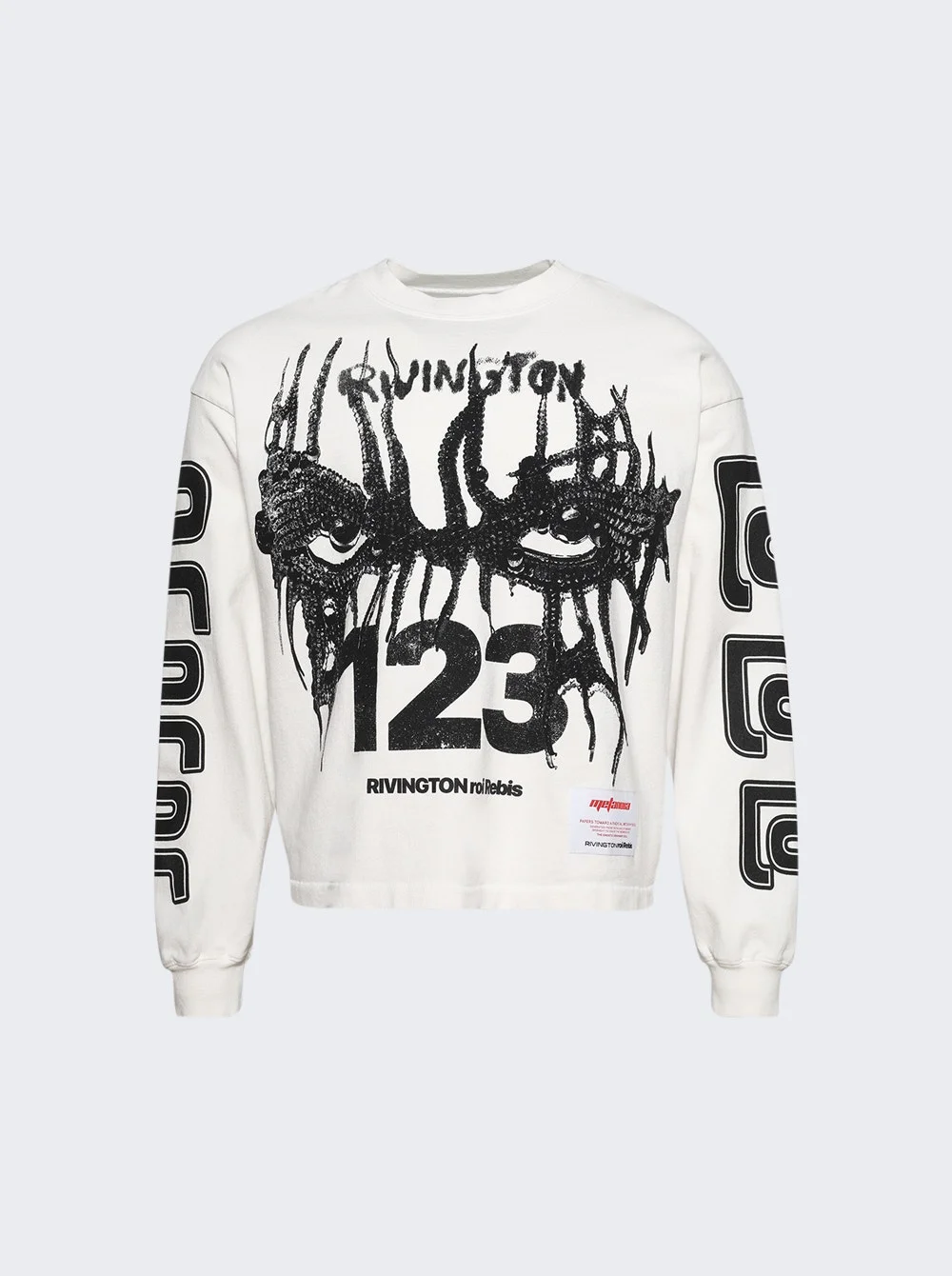 Bad Garden Long Sleeve Tee Max White - 1