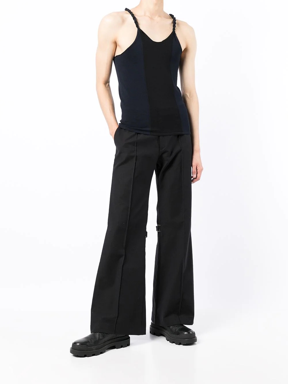 rope-detail tank top - 3