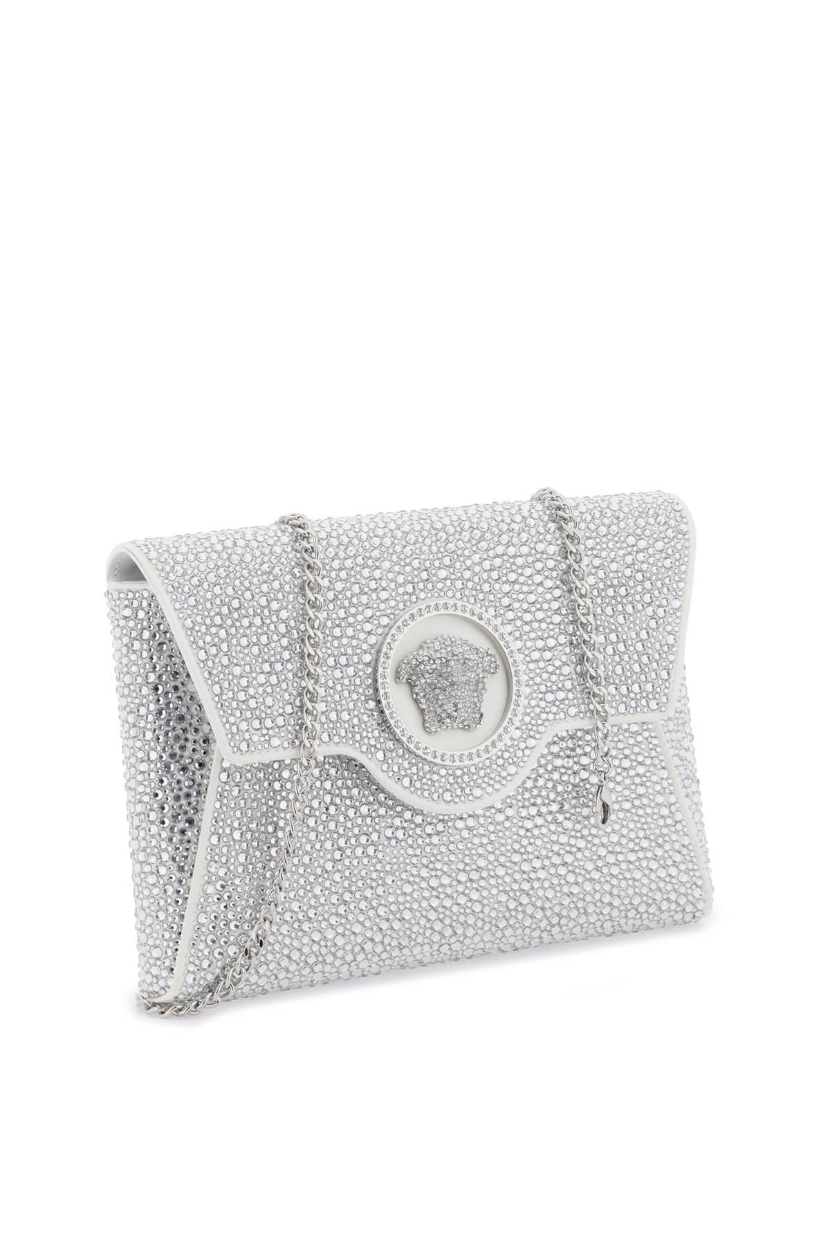 La Medusa envelope clutch with crystals - 3