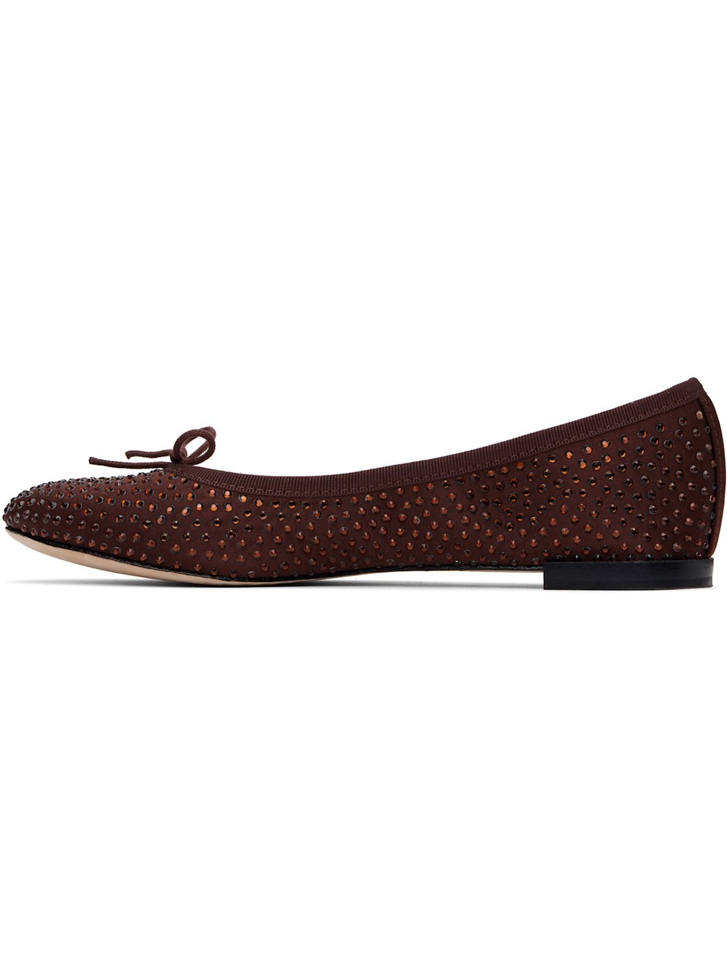 Brown High Cendrillon Ballerina Flats - 3