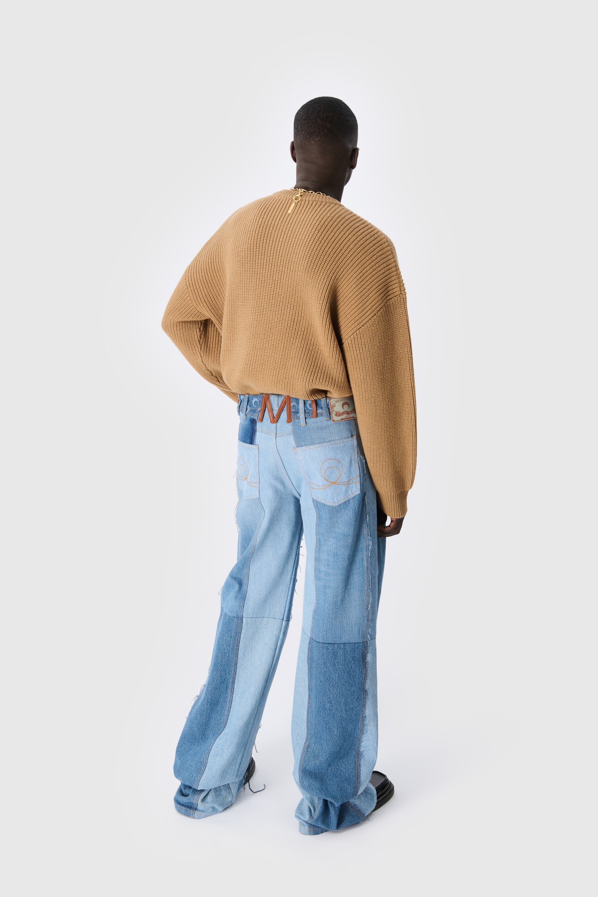 Upcycled Denim Loose Jeans - 3