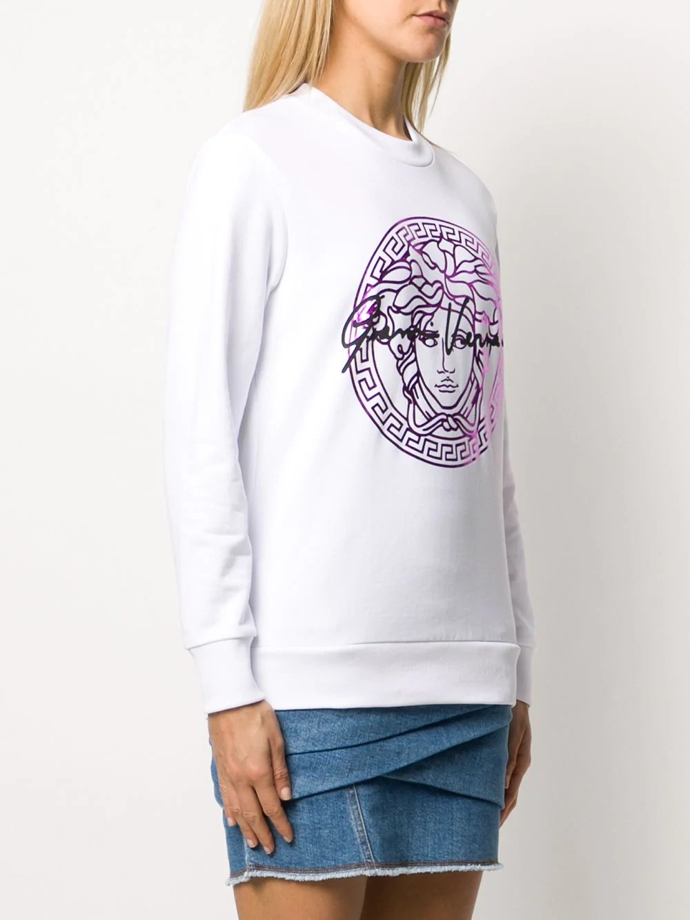 Medusa print sweatshirt - 3