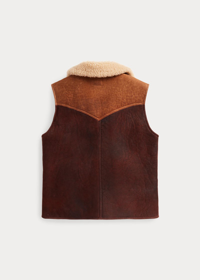 RRL by Ralph Lauren Two-Tone Shearling Vest outlook