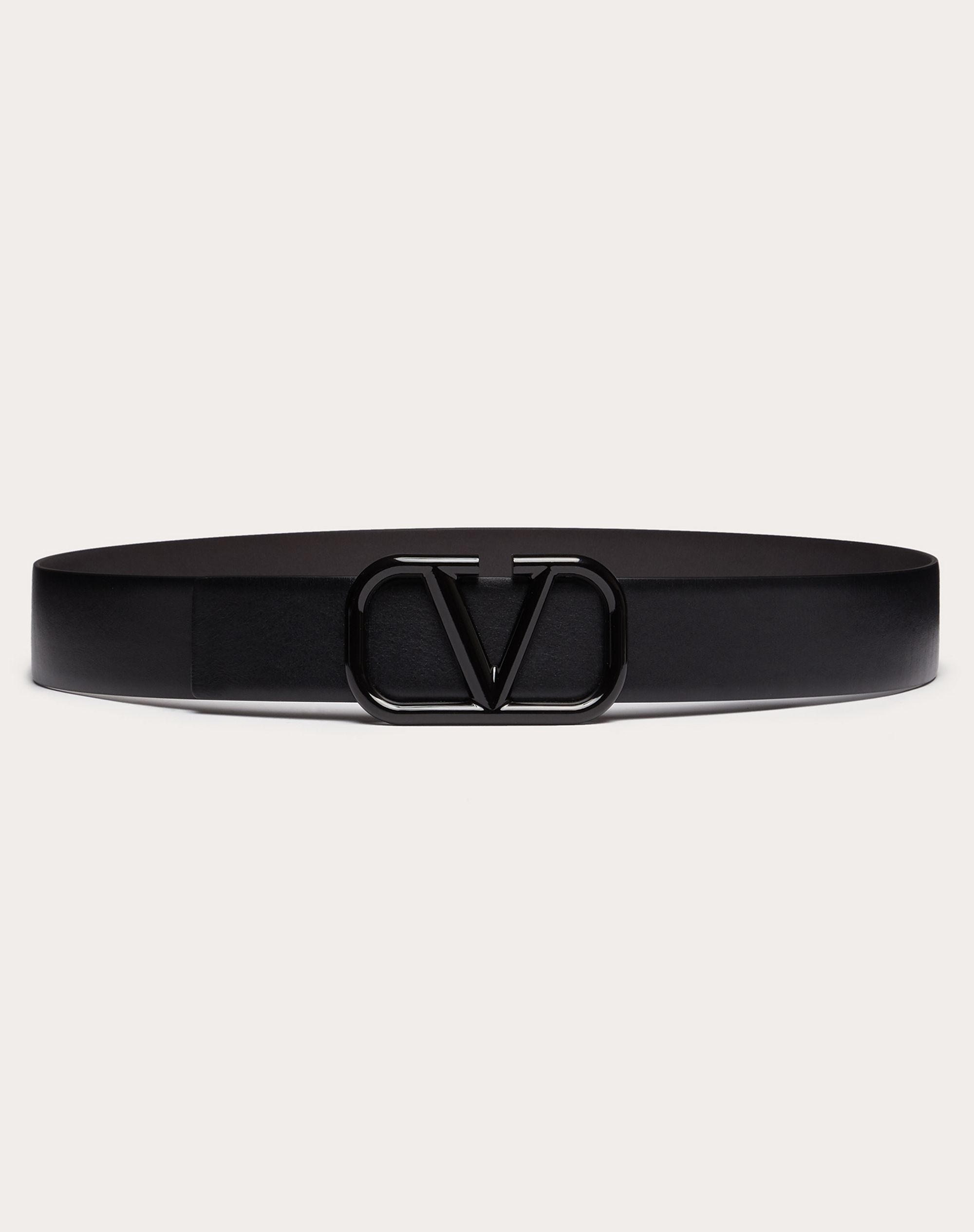 Reversible VLogo Signature Calfskin Belt - 1