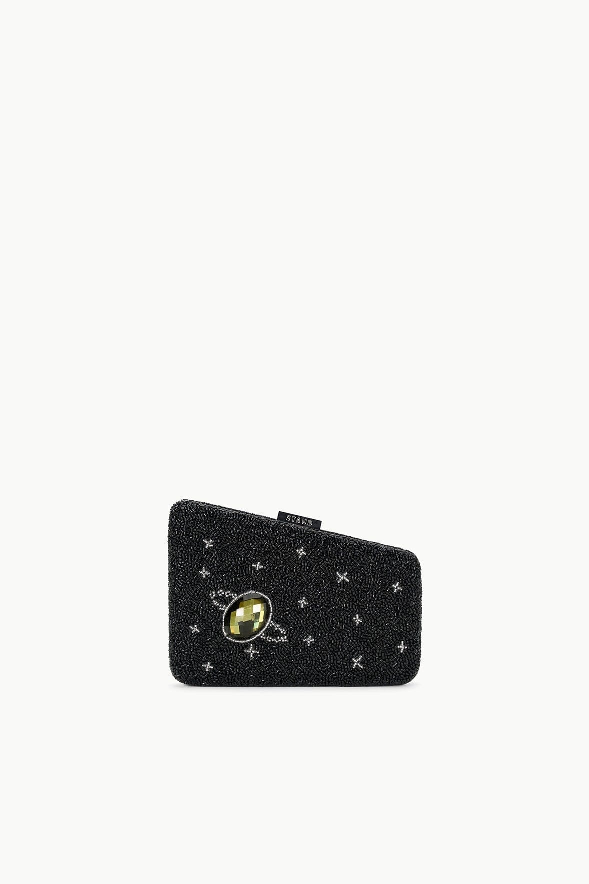 STAUD CARMELLA BEADED CLUTCH BLACK CELESTIAL - 3