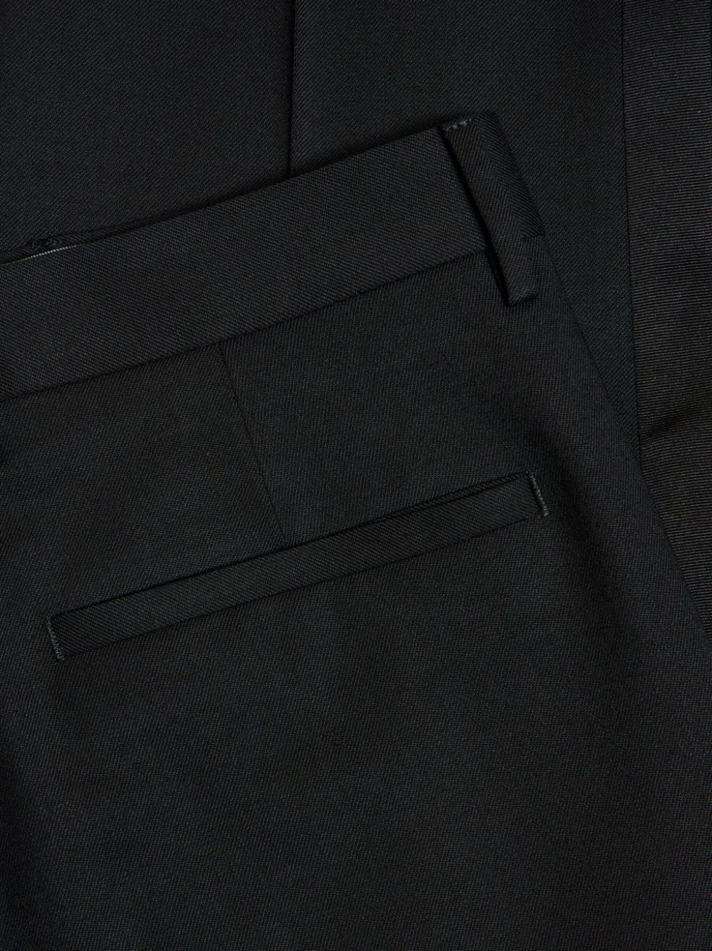 wool-blend tailored trousers - 6
