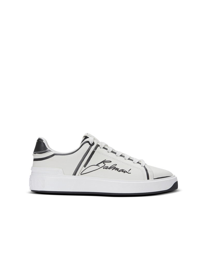 B-Court printed calfskin trainers 1